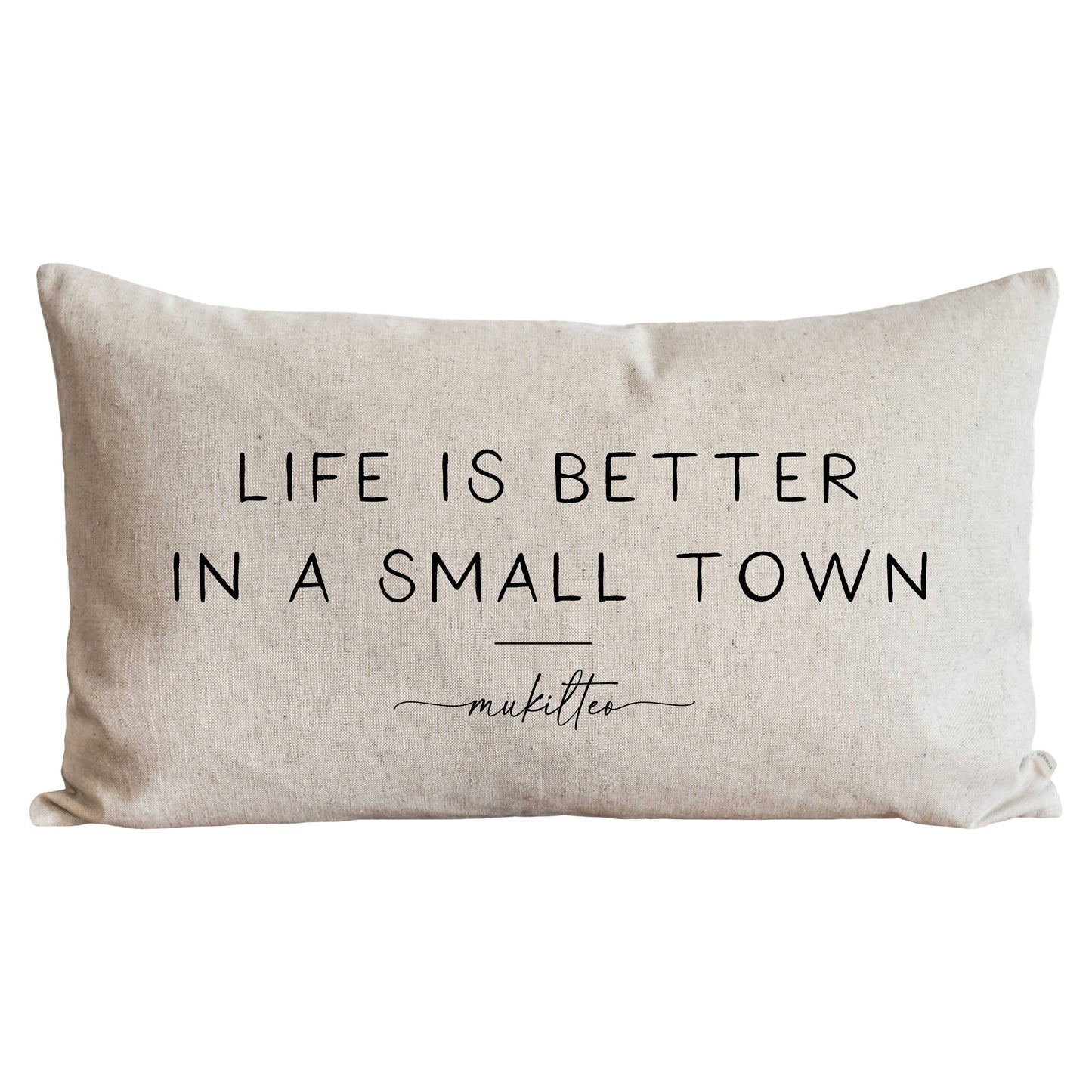 Porter Lane Home - Better In A Small Town Custom Pillow Cover
