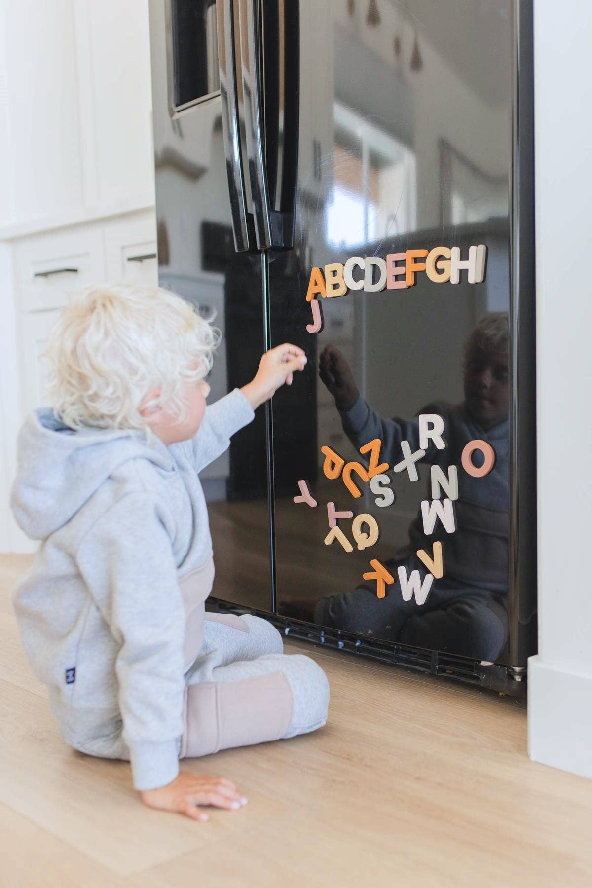 Brooklyn Neutral - Silicone Alphabet Magnets