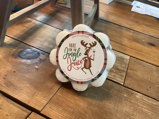 CAREN Christmas Soap in a Sponge