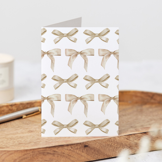 Porter Lane Home - Bows Greeting Card