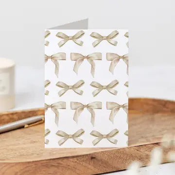 Bow Greeting cards