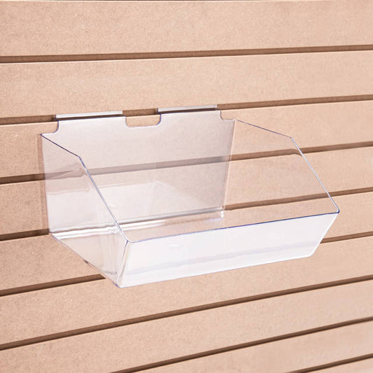 Store Supply Warehouse - 12"W X 5½"D X 9½"H Clear Plastic Dump Bin