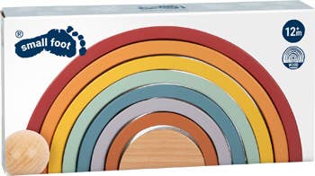 Hauck Toys - Small Foot Rainbow Building Blocks- Boutique