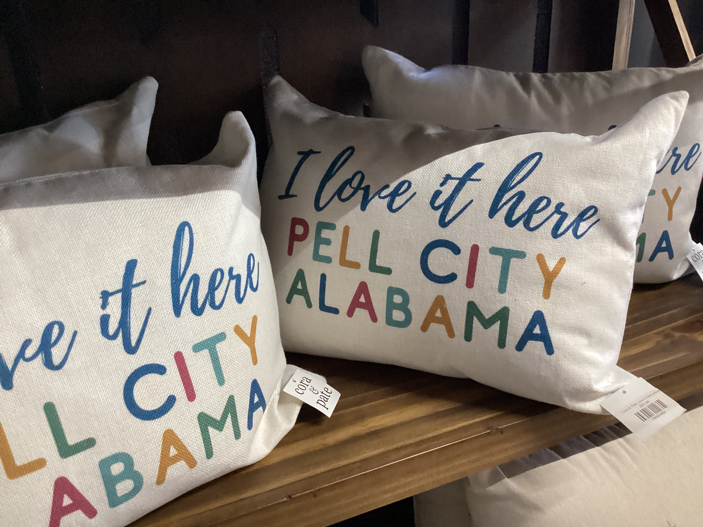 Cora & Pate Love it Here pillow
