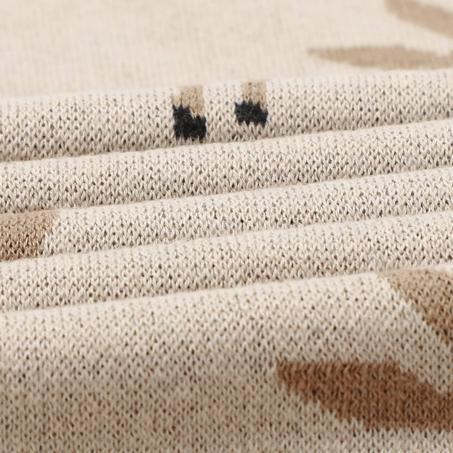 Bleu La La - 100% Luxury Cotton Receiving Swaddle Baby Blanket - Deer