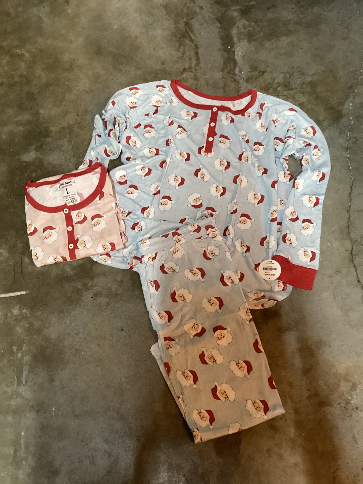 Santa Henley Jogger Set
