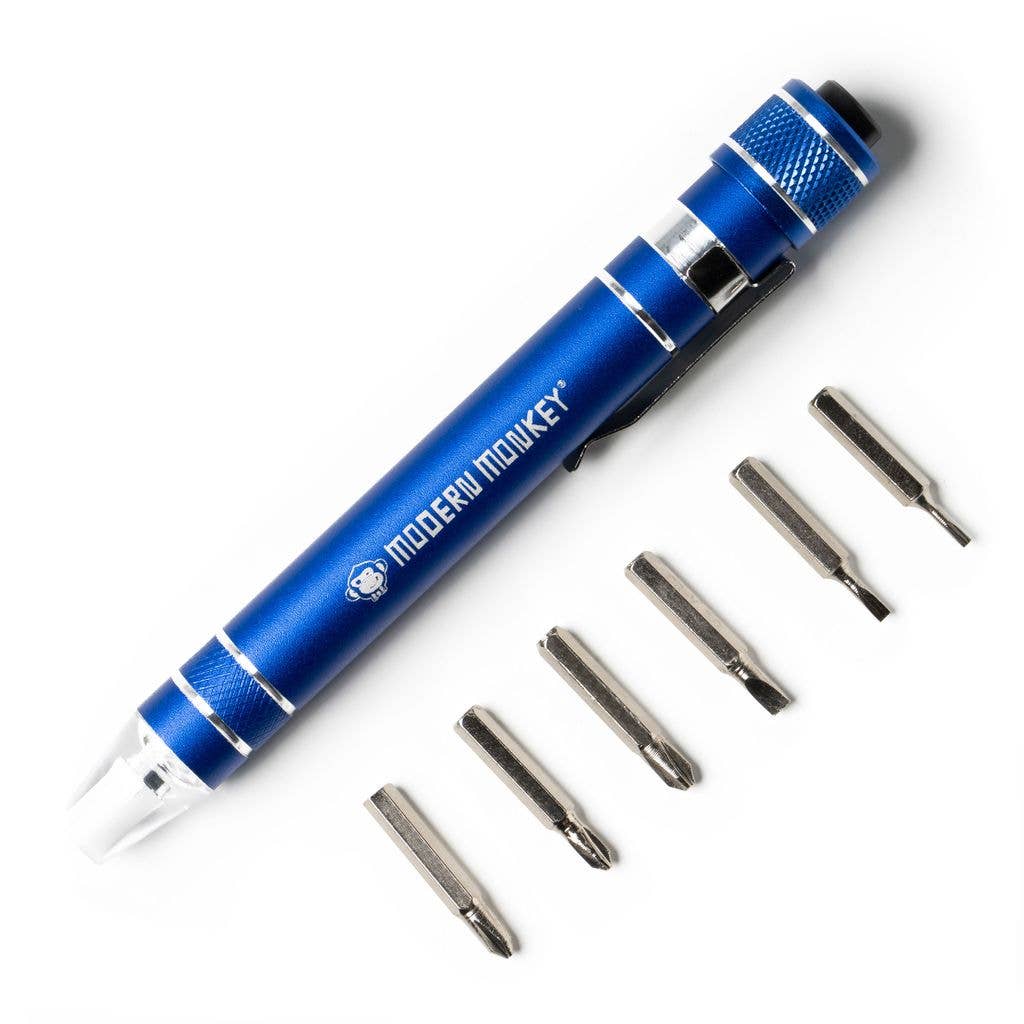 DM Merchandising -  Modern Monkey® Screw’d Up 6-in-1 Mini LED Screwdriver
