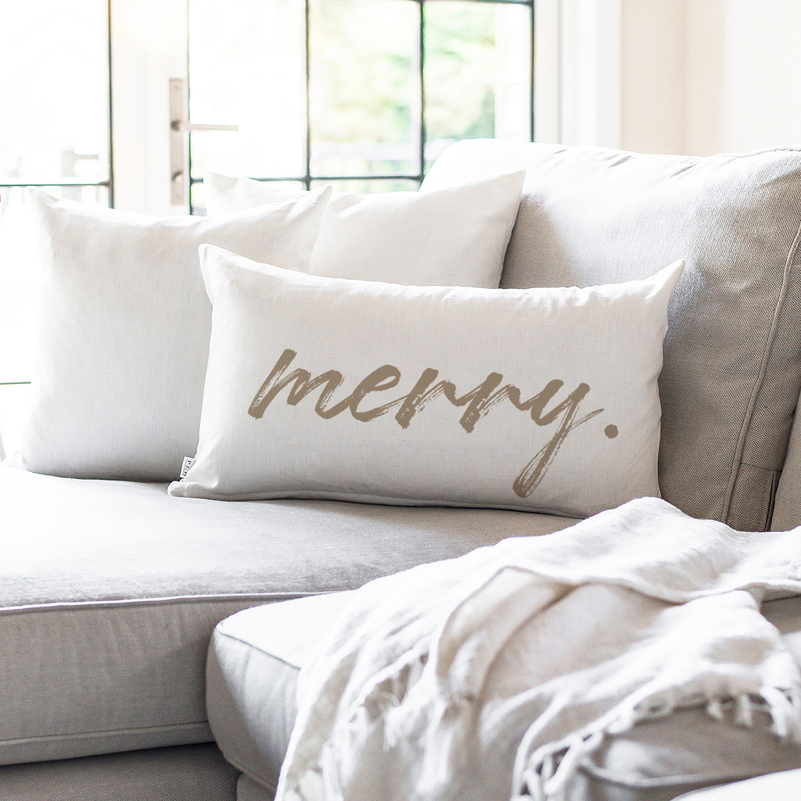 Porter Lane Home - Merry. Pillow Cover
