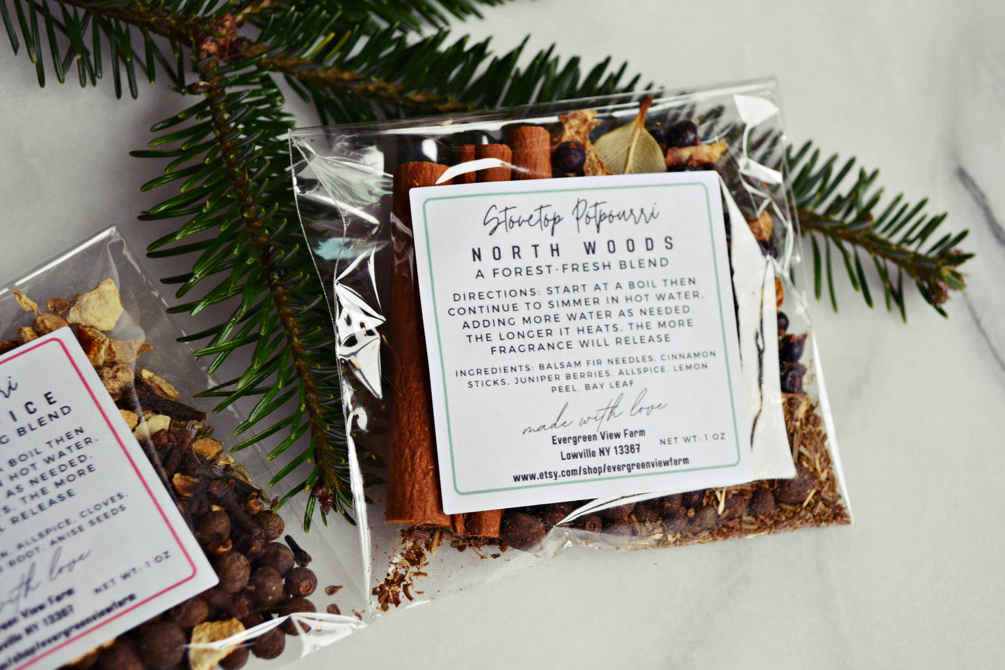 Evergreen View Farm - Simmer Stovetop Potpourri Holiday Spice Fall Christmas Blend