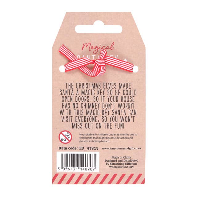 Something Different Wholesale - Set of 30 Santa's Magic Christmas Key Stocking Stuffer