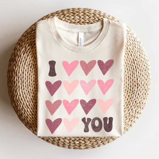 Oak + Pine Wholesale - I love You Valentine Graphic Tee