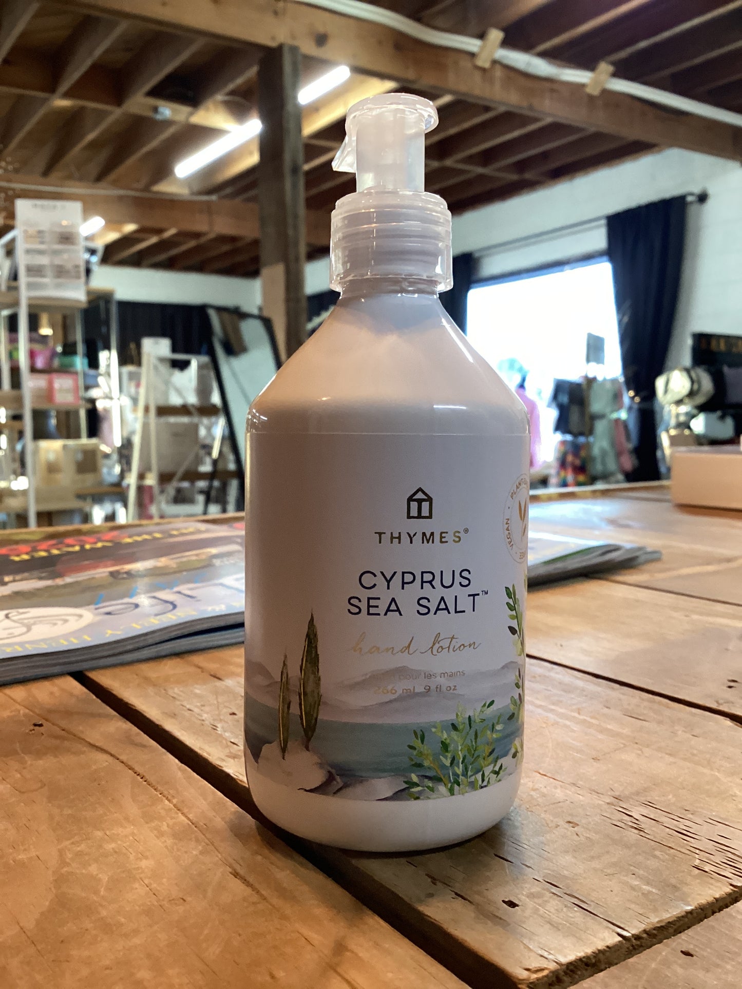 Thymes Hand Lotion; Cypress Sea Salt