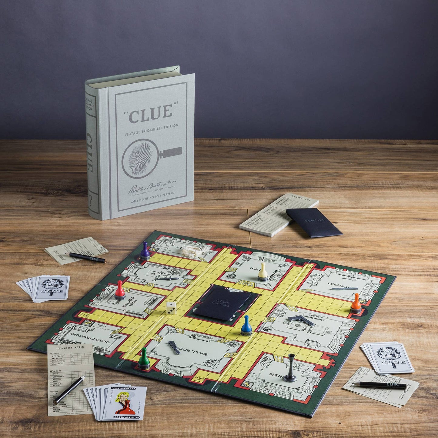 WS Game Company - Clue Vintage Bookshelf Edition