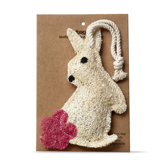 tag - Bunny Loofah Scrubber - White Multi