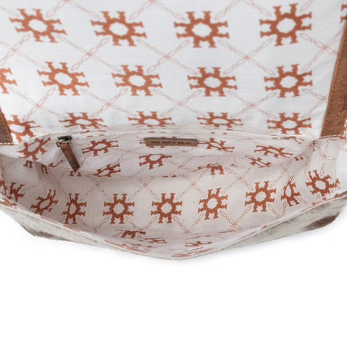 Bronco Ridge Handtooled Bag in Canyon Tan by MYRA