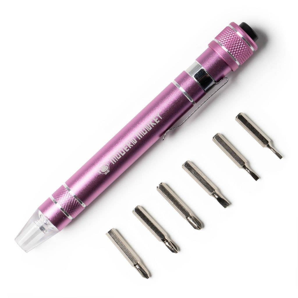 DM Merchandising -  Modern Monkey® Screw’d Up 6-in-1 Mini LED Screwdriver