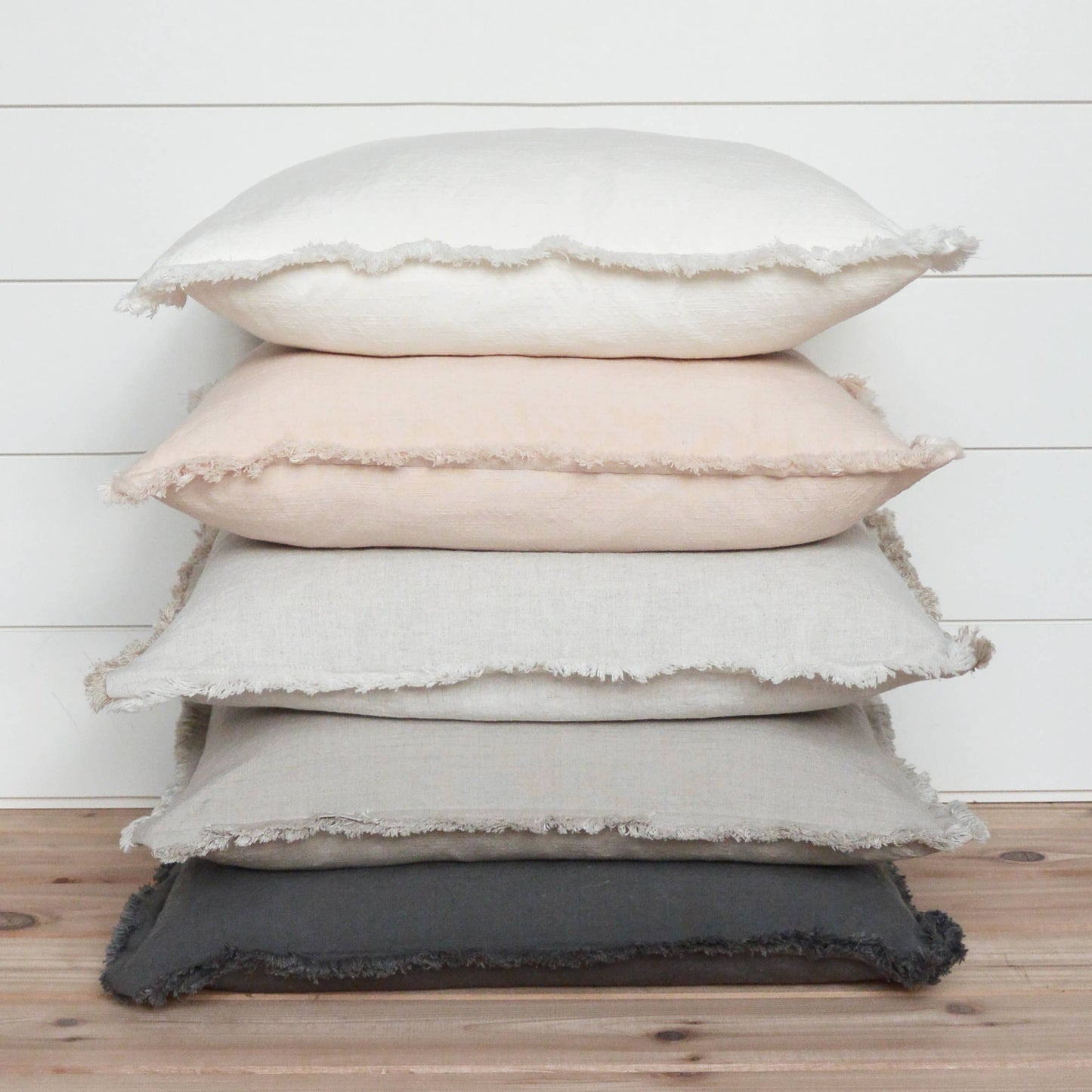 Porter Lane Home - Fringe Pillow Covers - Subtle Color Palette