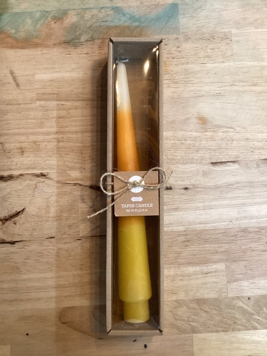 CANDY CORN CANDLESTICK