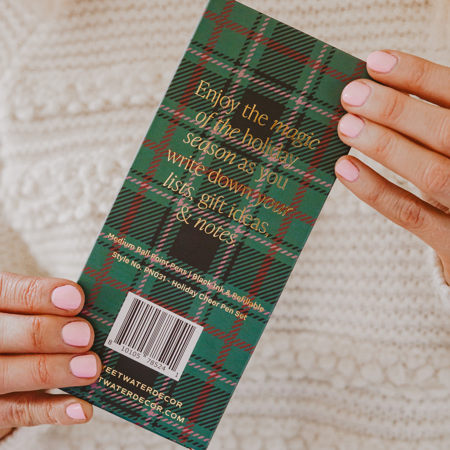 Sweet Water Decor - *NEW* Holiday Cheer Metal Pen Set - Stocking Stuffers, Gifts