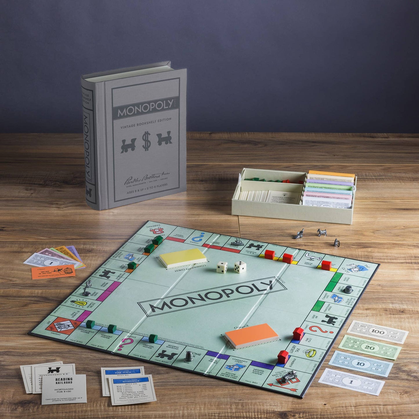 WS Game Company - Monopoly Vintage Bookshelf Edition