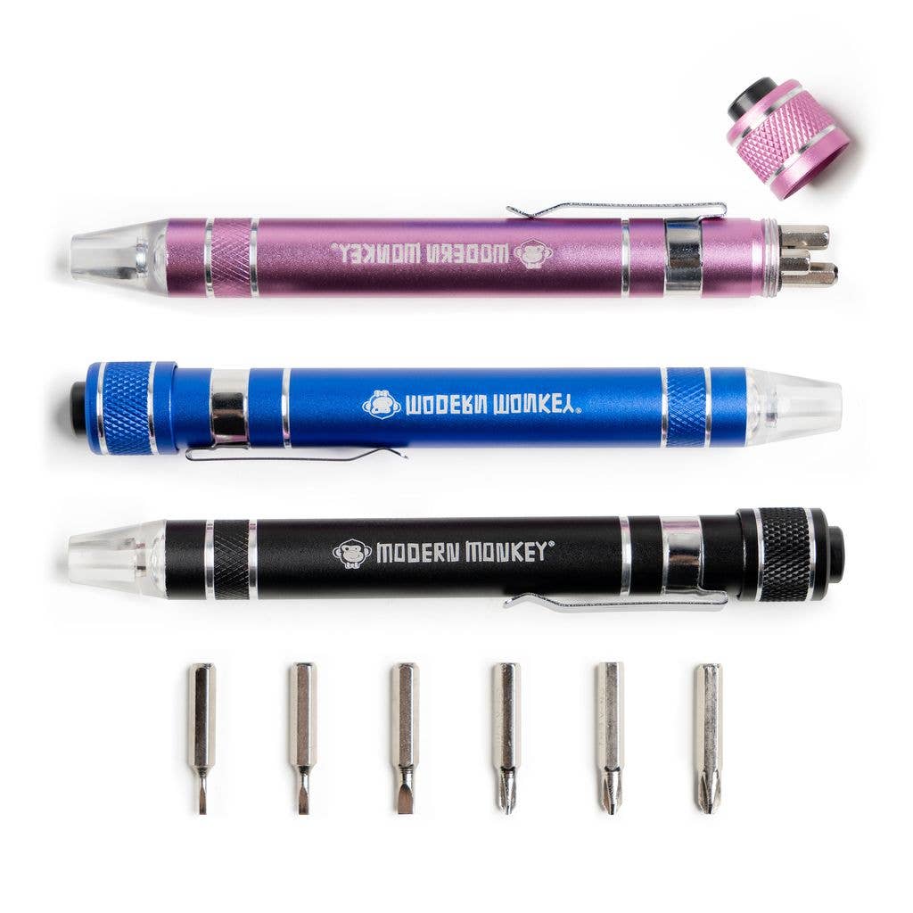 DM Merchandising -  Modern Monkey® Screw’d Up 6-in-1 Mini LED Screwdriver