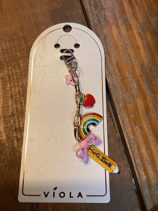 Teacher key chain clip