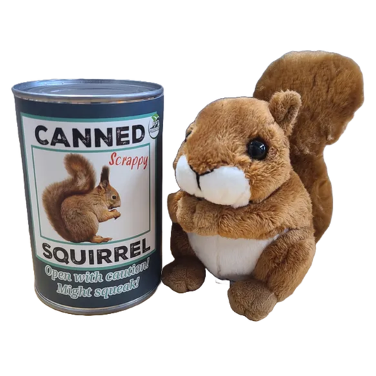 Canned Squirrel | Stuffed Animal Plush | Funny Jokes