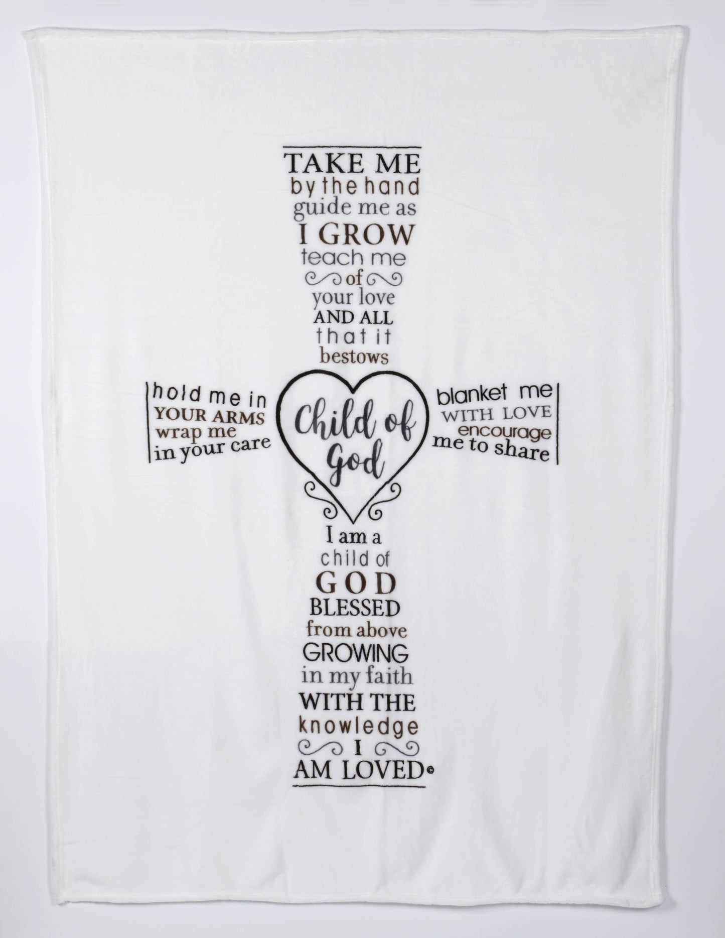 Child of God Blanket: Christian Gift for Child or Teen 5199