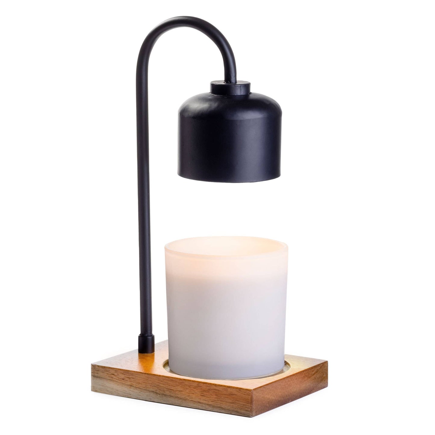 Candle Warmers Etc. - Arched Candle Warmer Lamp-Black & Wood