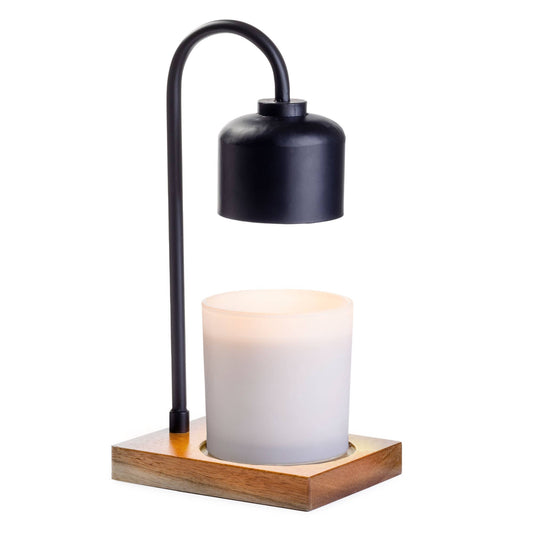 Candle Warmers Etc. - Arched Candle Warmer Lamp-Black & Wood