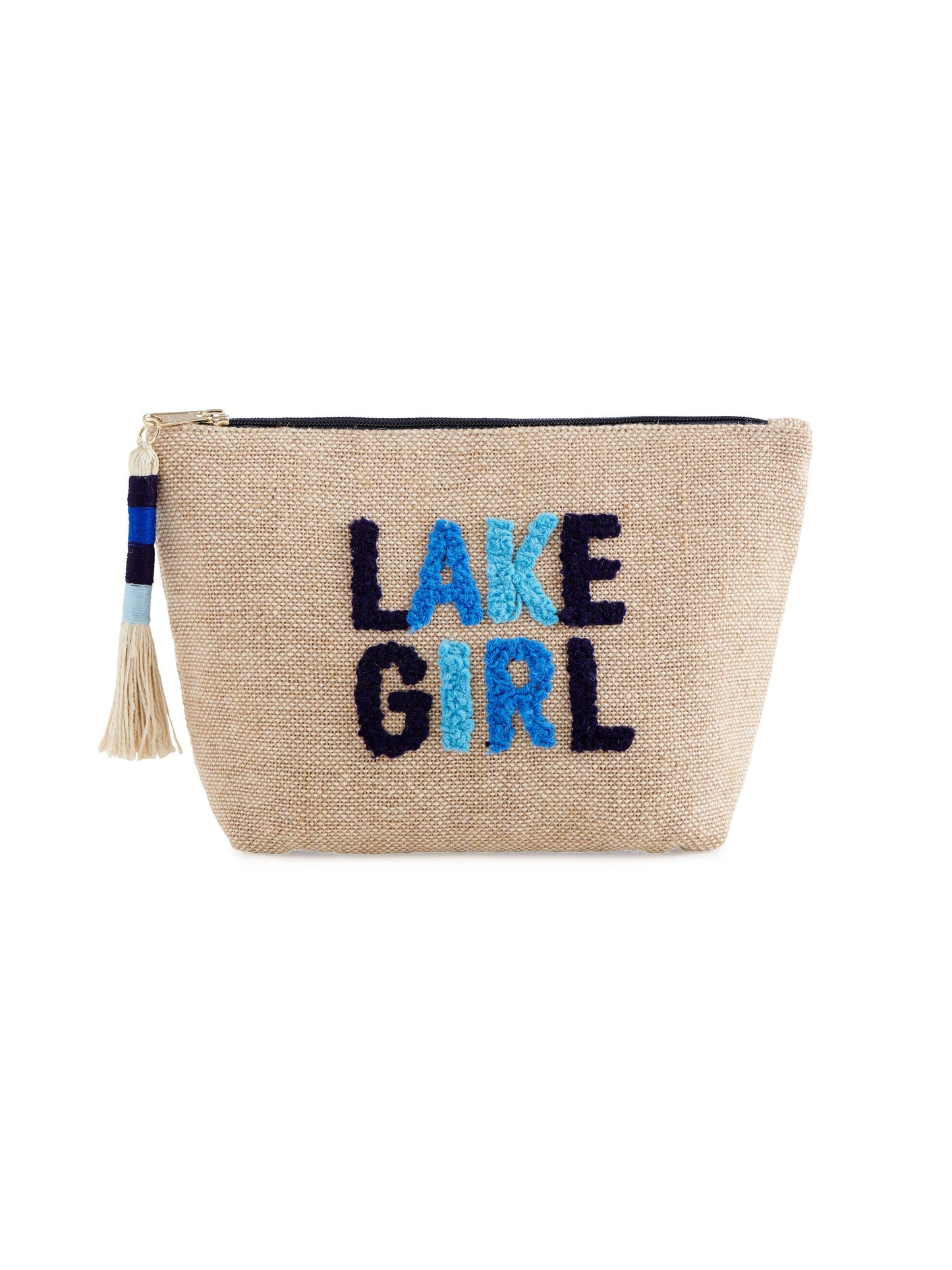 Shiraleah - LAKE ZIP POUCH, NATURAL