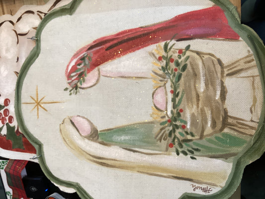 HANDPAINTED CHRISTMAS DOOR HANGERS TRADE CIE