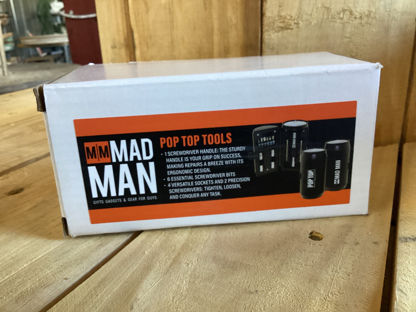 Mad Man Pop Top Tools- Black