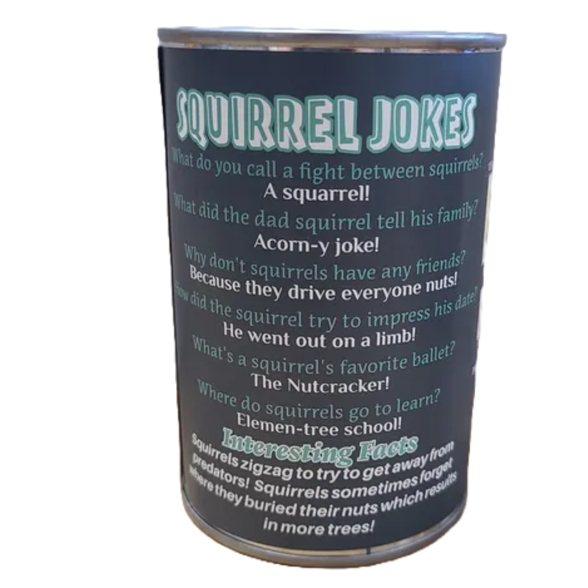 Canned Squirrel | Stuffed Animal Plush | Funny Jokes