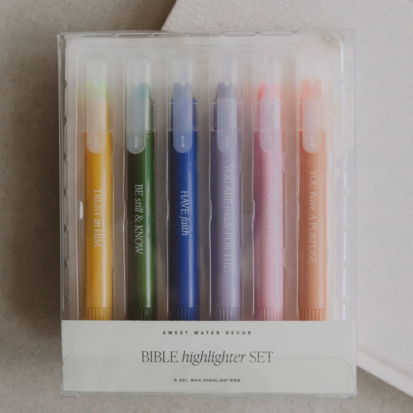 Sweet Water Decor - *NEW* Wax Bible Highlighter Set - Stationery Set & Decor