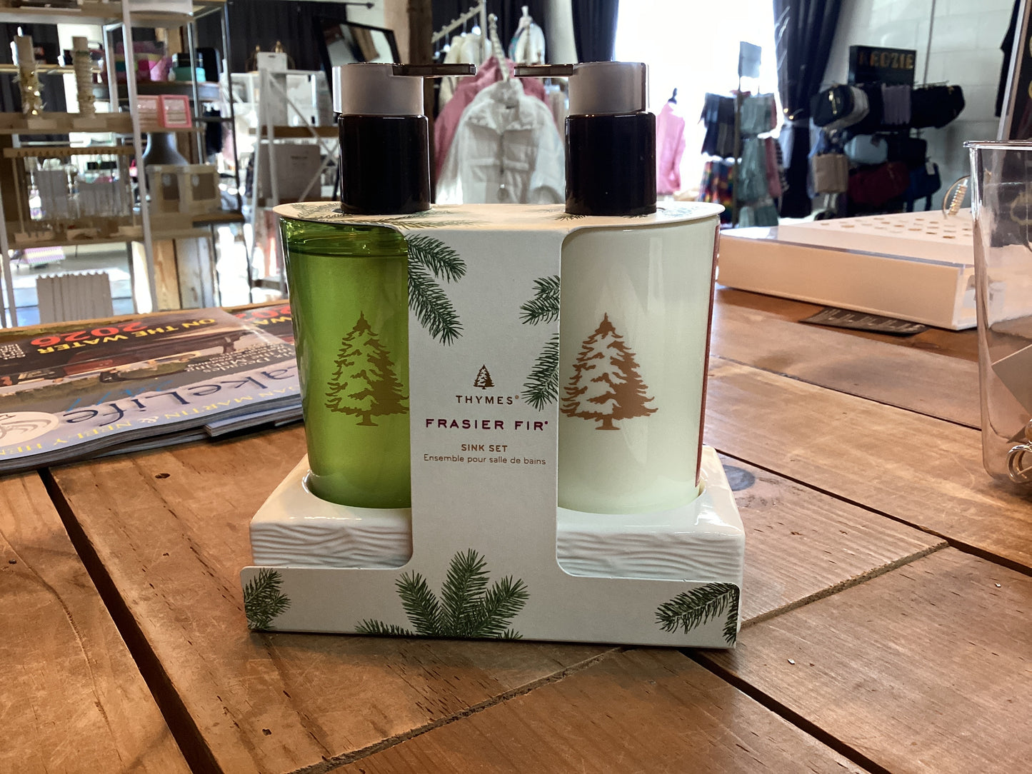 Thymes Frasier Fir Sink Set