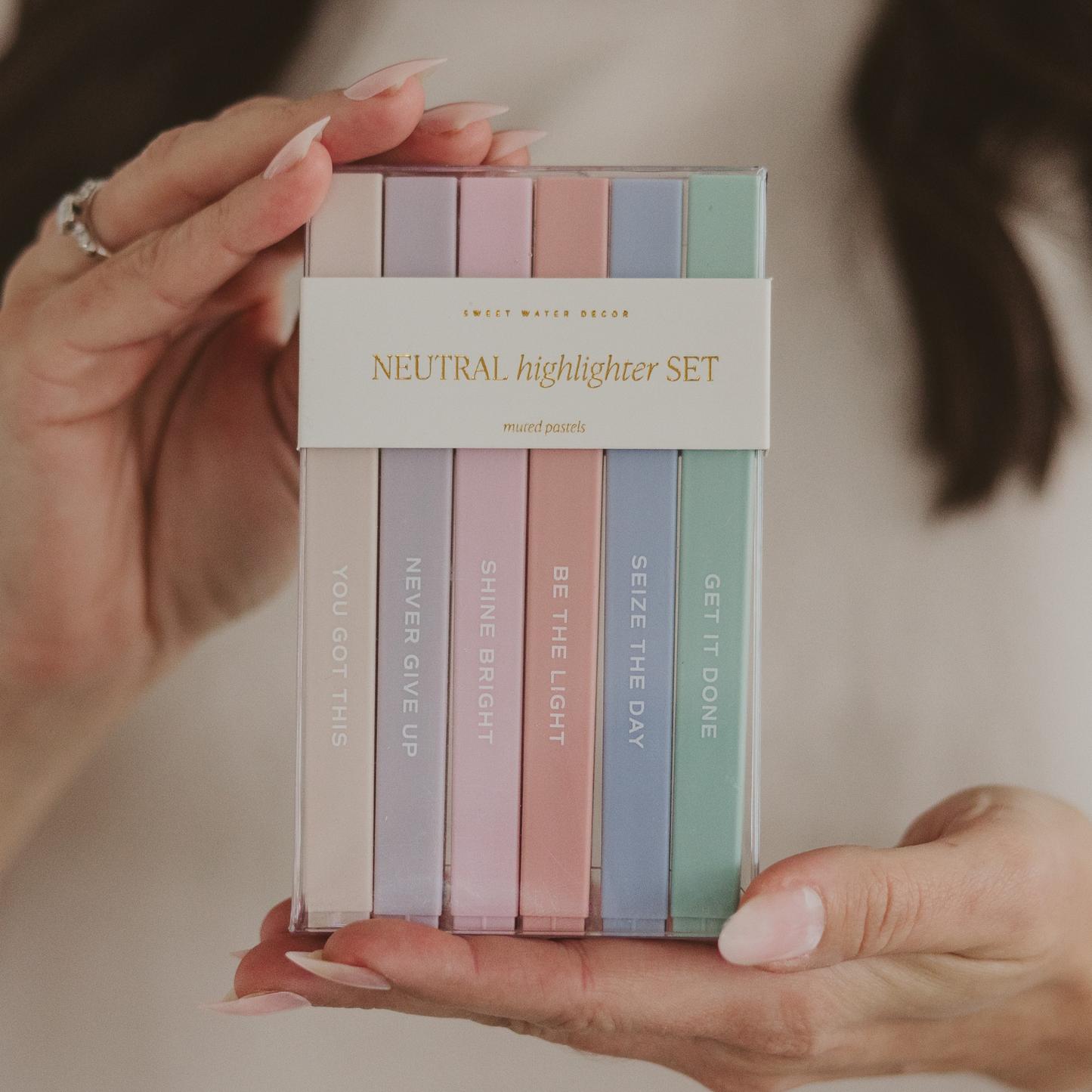 Sweet Water Decor - *NEW* Neutral Highlighter Set - Stationery Set & Decor