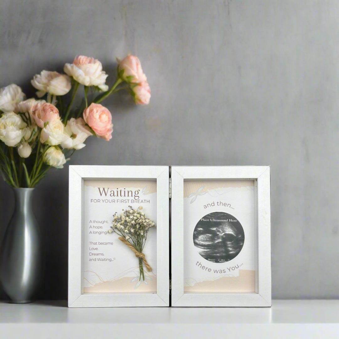 First Breath Ultrasound Keepsake Frame 4x6 Shadow Box 8100