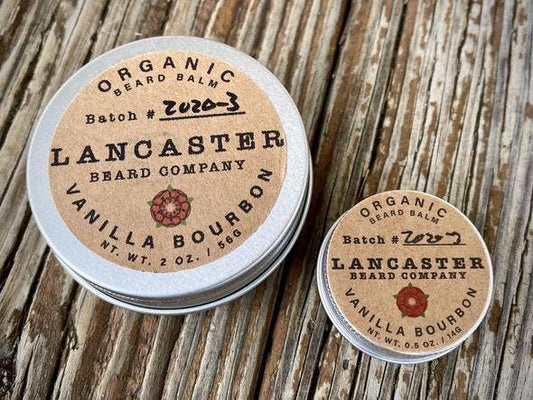 Lancaster Beard Company - Vanilla Bourbon Organic Beard Balm