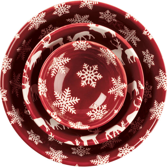 Primitives by Kathy - Christmas Bowl Set