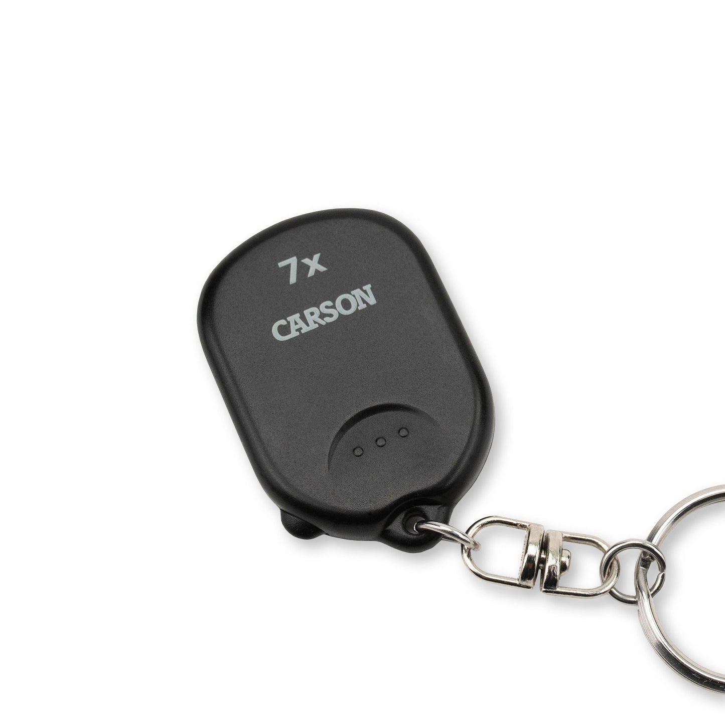 Carson - 7x, Pop-Up Retractable Aspheric Keychain Magnifying Glass