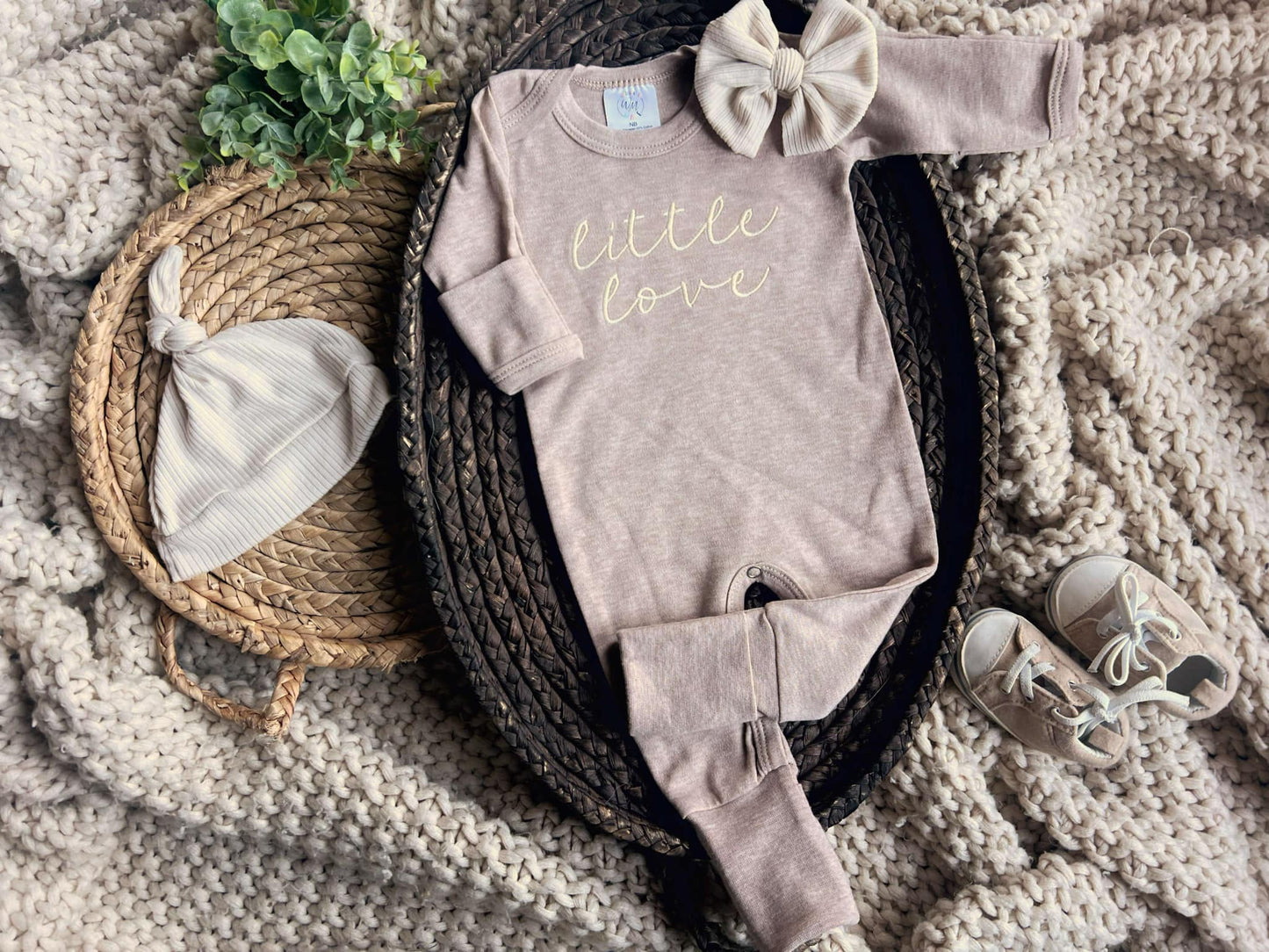 Wonderfully Made - Baby Romper | Girl or Boy Outfit Little Love - Valentine