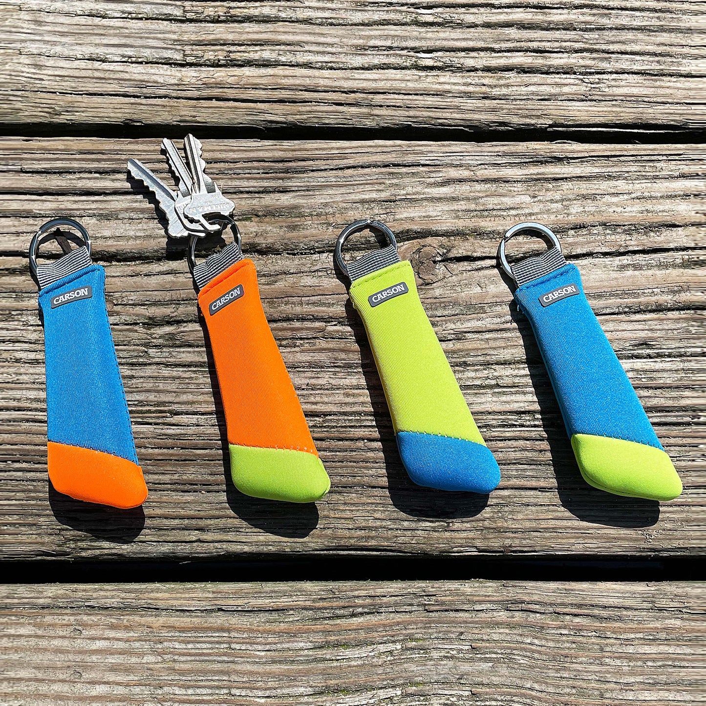 Carson - High Visibility Floating Neoprene Keychain, Assorted Colors
