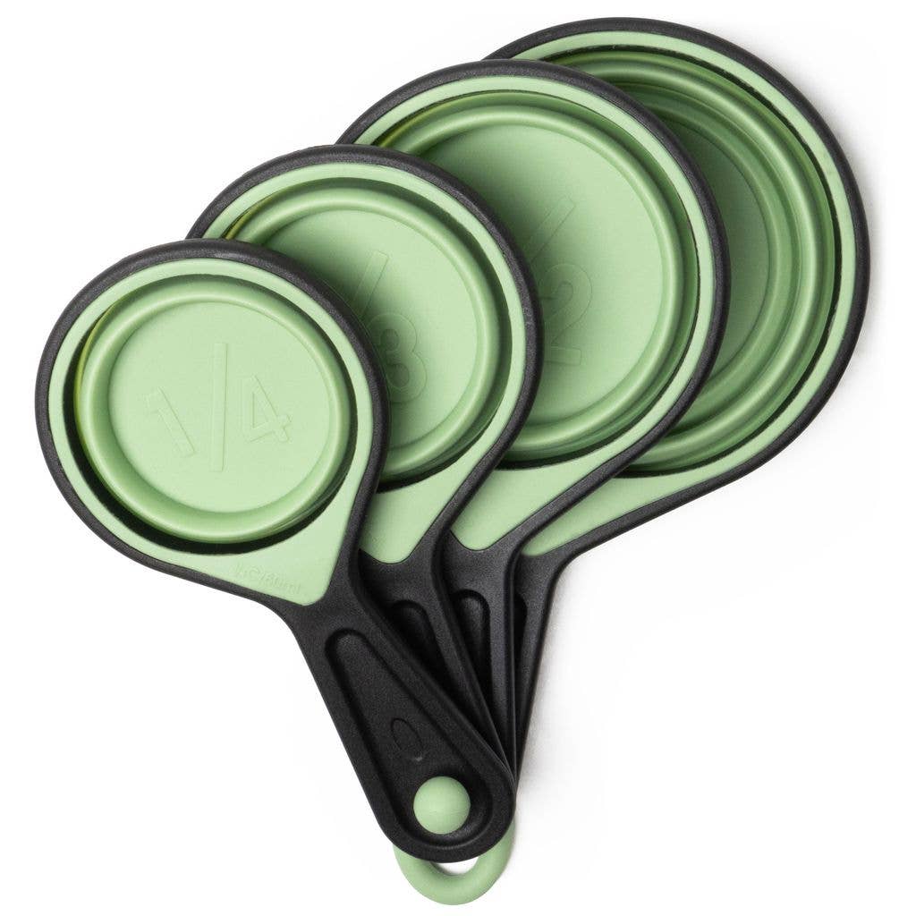 DM Merchandising - Krumbs Kitchen Silicone Collapsible Measuring Cups 4pcs Set