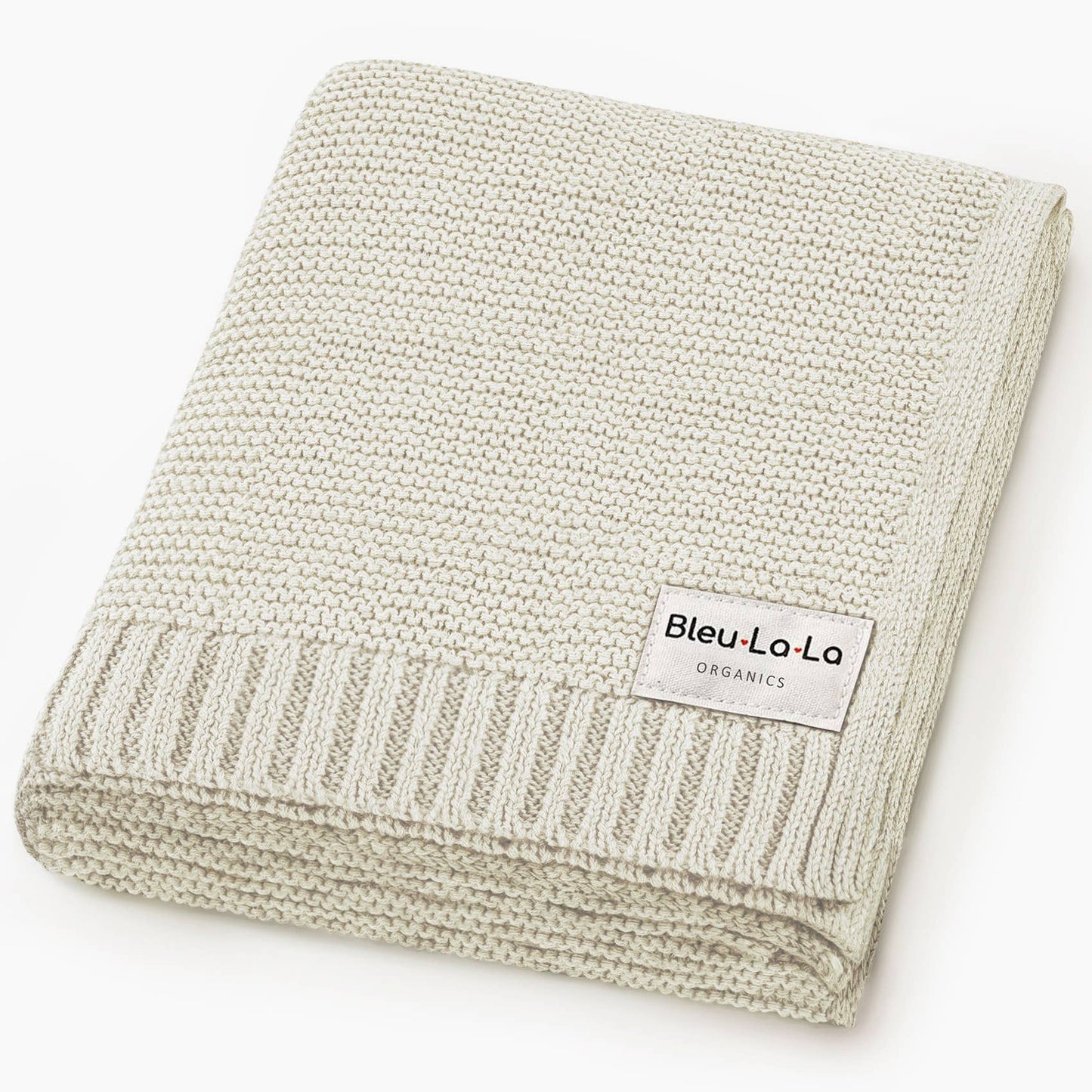 Bleu La La - 100% Organic Luxury Cotton Swaddle Receiving Baby Blanket