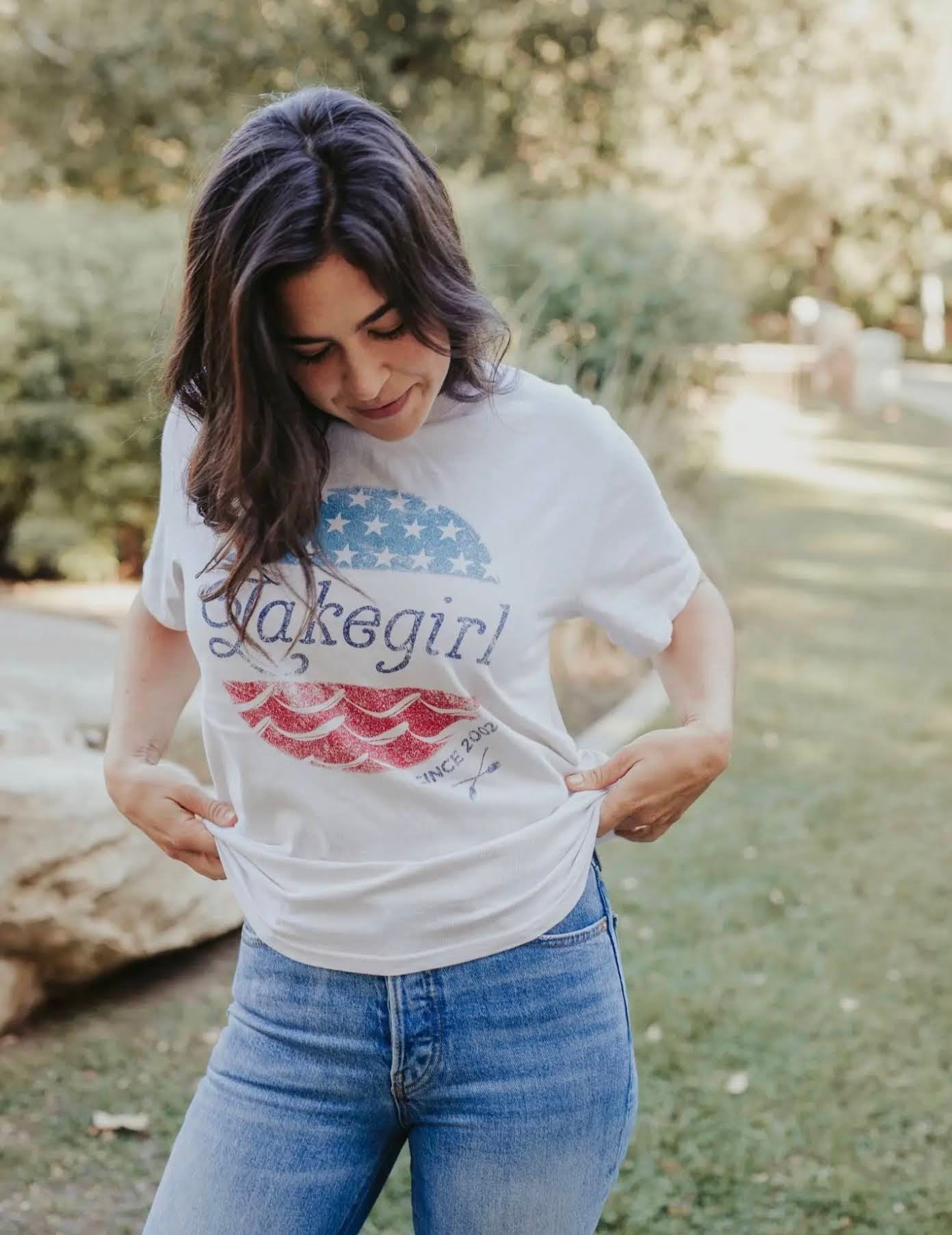 Lake Girl Stars and Waves Tee