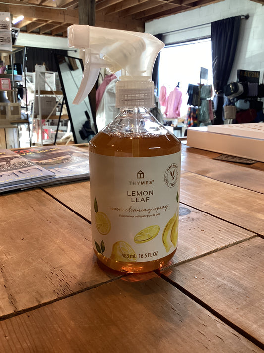 Thymes Wood Cleaning Spray; Lemon Leaf