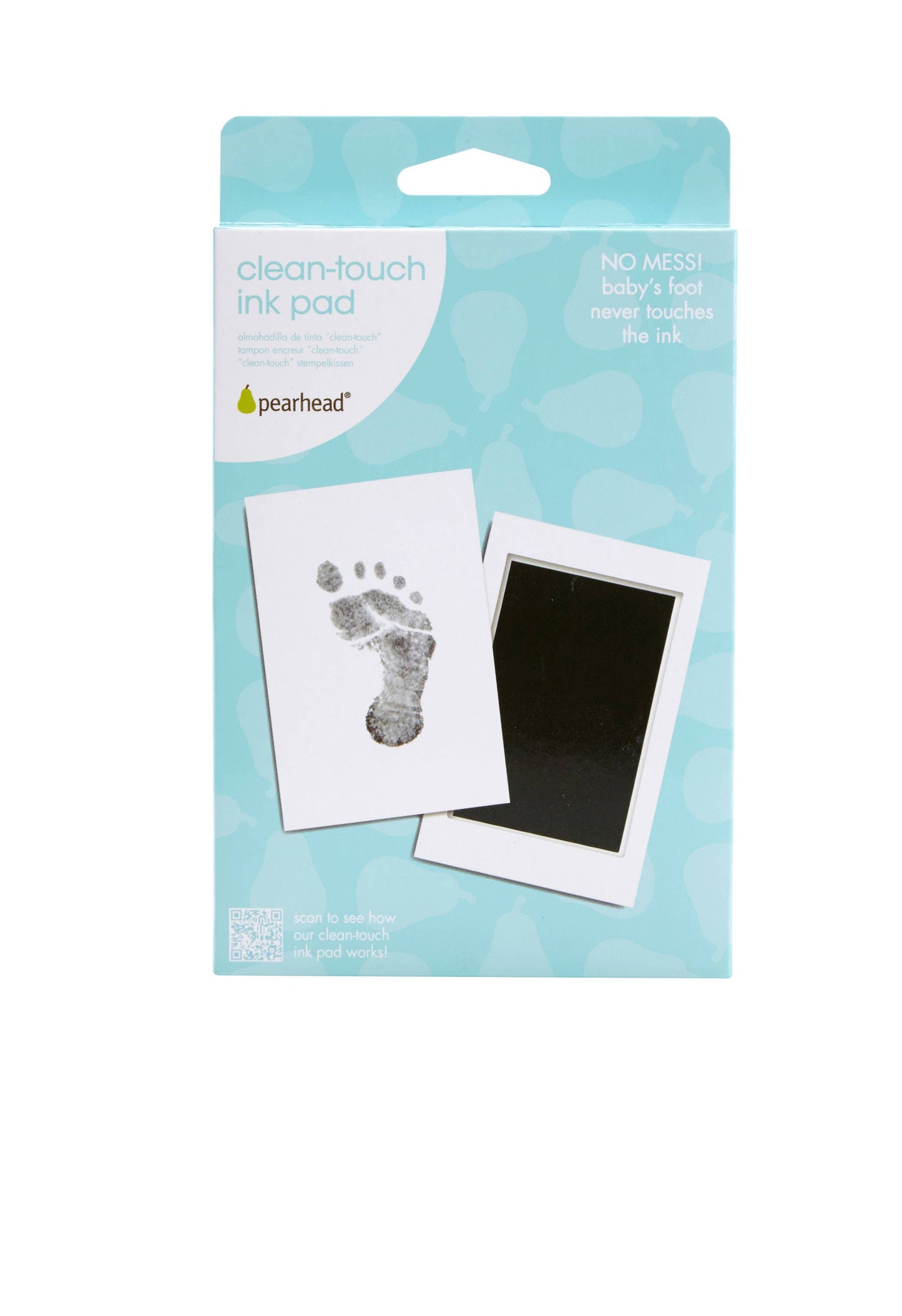 Pearhead - Baby Handprint or Footprint Clean-Touch Ink Pad Kit