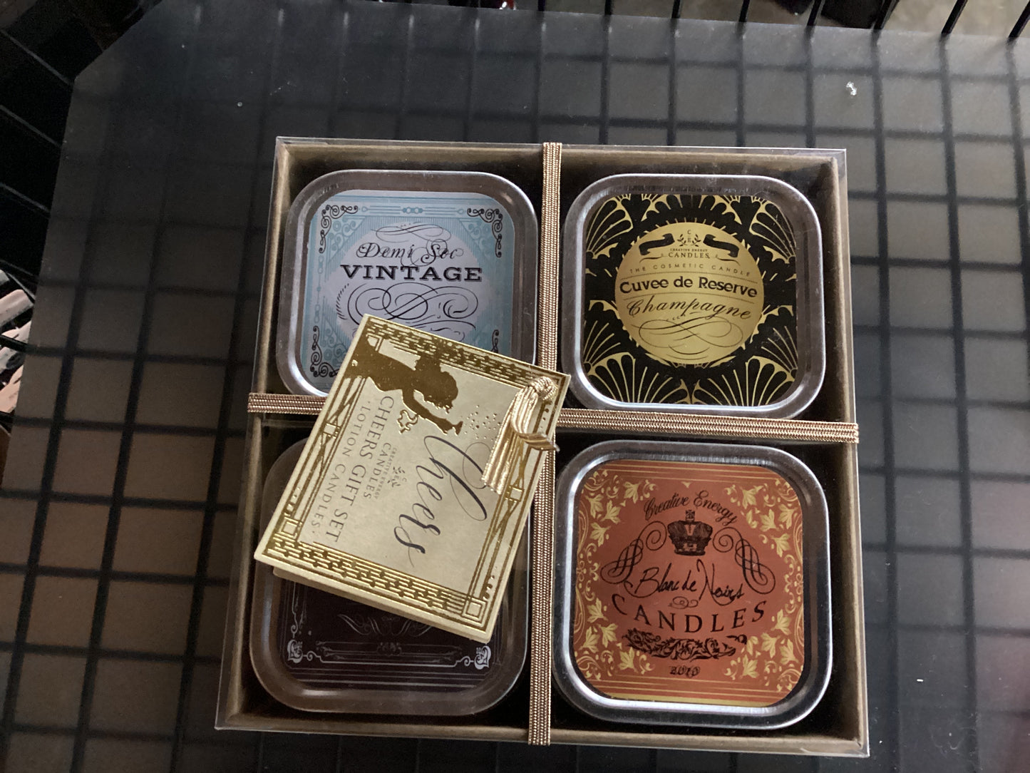 Creative Energy Candles Cheers Gift Set