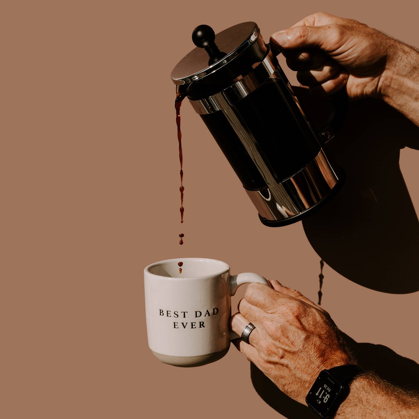 Sweet Water Decor - Best Dad Ever Stoneware Coffee Mug - Father's Day Gifts